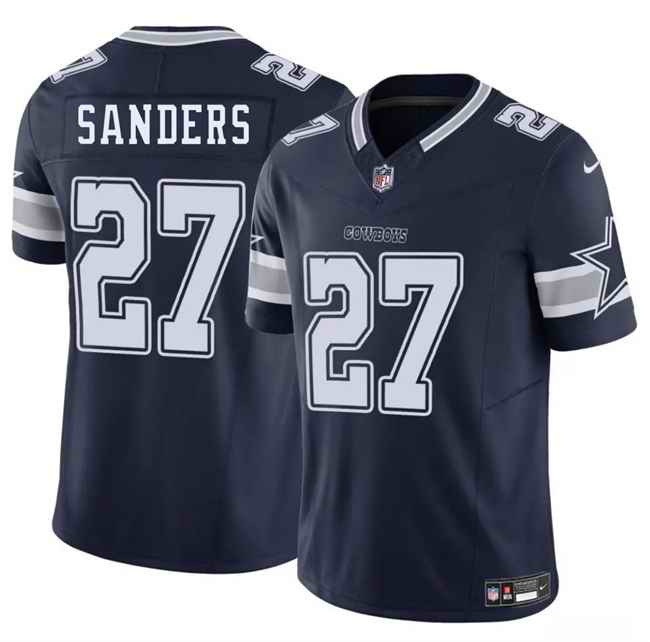 Men's Dallas Cowboys #27 Miles Sanders Navy 2025 F.U.S.E Vapor Untouchable Limited Stitched Football Jersey